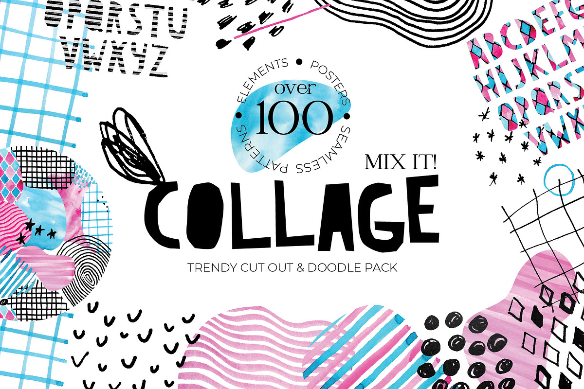 Abstract Collage. Modern Cut out DIY, an Object Graphic by Julie&Taily (Photo 1 of 11)