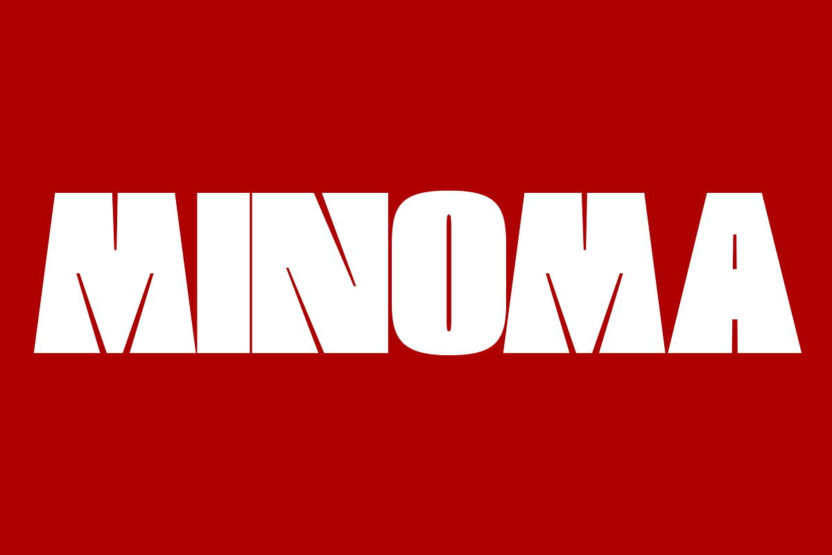 MINOMA Display font, a Serif Font by maybefont (Photo 1 of 8)