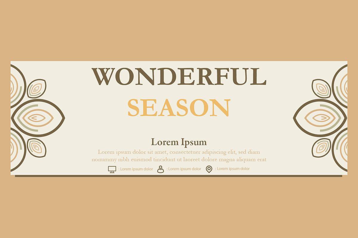 Abstract Floral Banner Template, a Marketing Template by sekitarief (Photo 2 of 3)