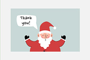The Santa Trio clipart Collection, an Illustration by svetlatek (Thumbnail 10 of 10)
