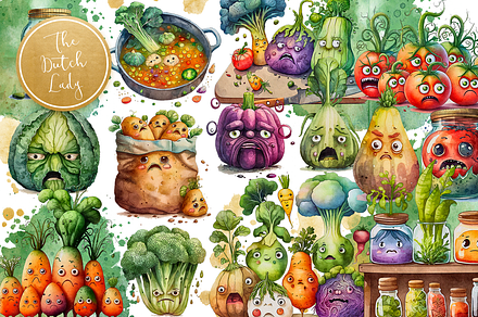Fruit Clipart Illustration Set | Food Illustrations ~ Creative Market