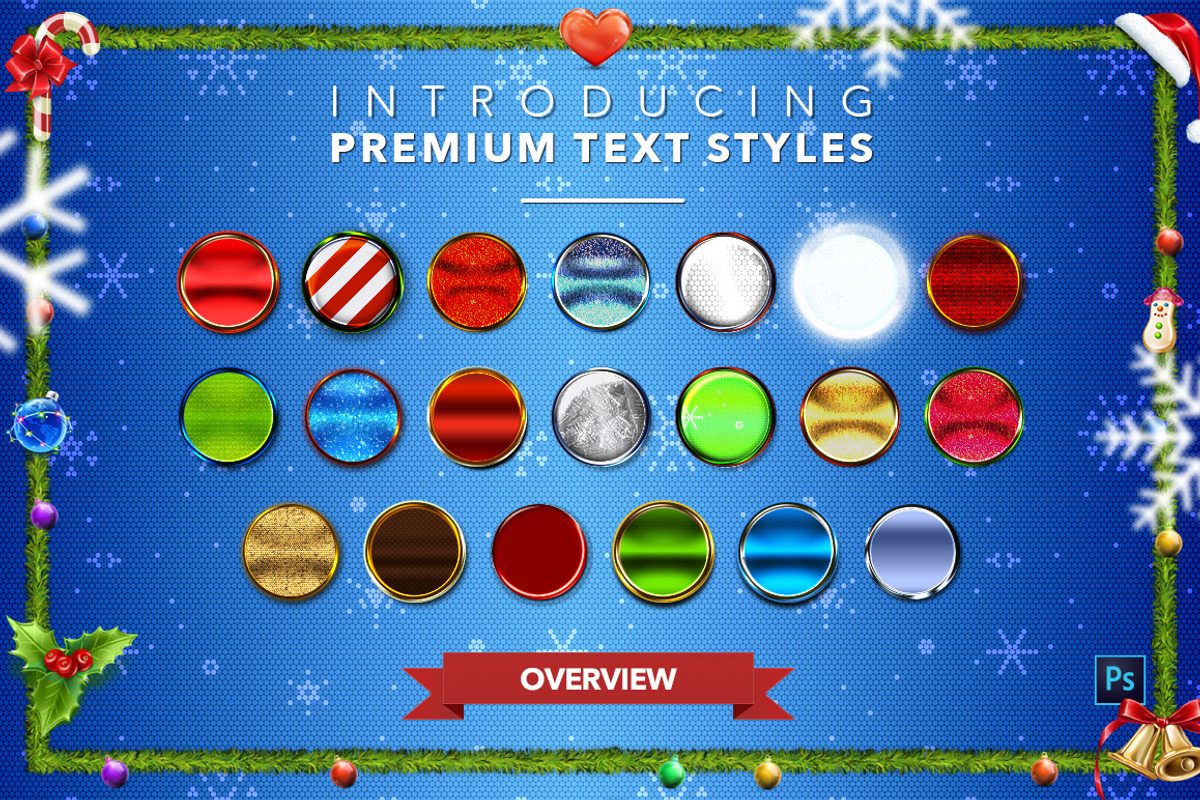 Christmas Pack #2 - Text Styles, a Layer Style Add-On by Jonas Stensgaard (Photo 23 of 23)