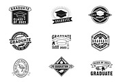 Set of Graduate Badges Concept, a Branding & Logo Template by Billah Hub (Thumbnail 1 of 3)