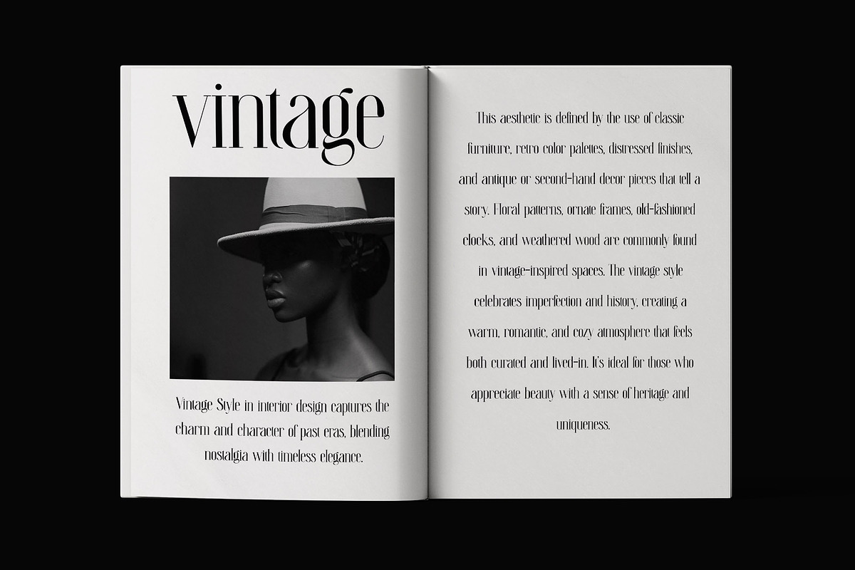 Mobilen Display Modern Display Serif, a Font by Alfinart (Photo 6 of 10)