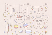 PONY LOVES CIRCUS | DESIGN SET, an Animal Illustration by CATMINT (Thumbnail 5 of 10)
