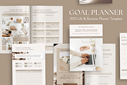 Goal Planner Workbook, Vision board, a Brochure Template by Design Lush Studio (Thumbnail 1 of 7)