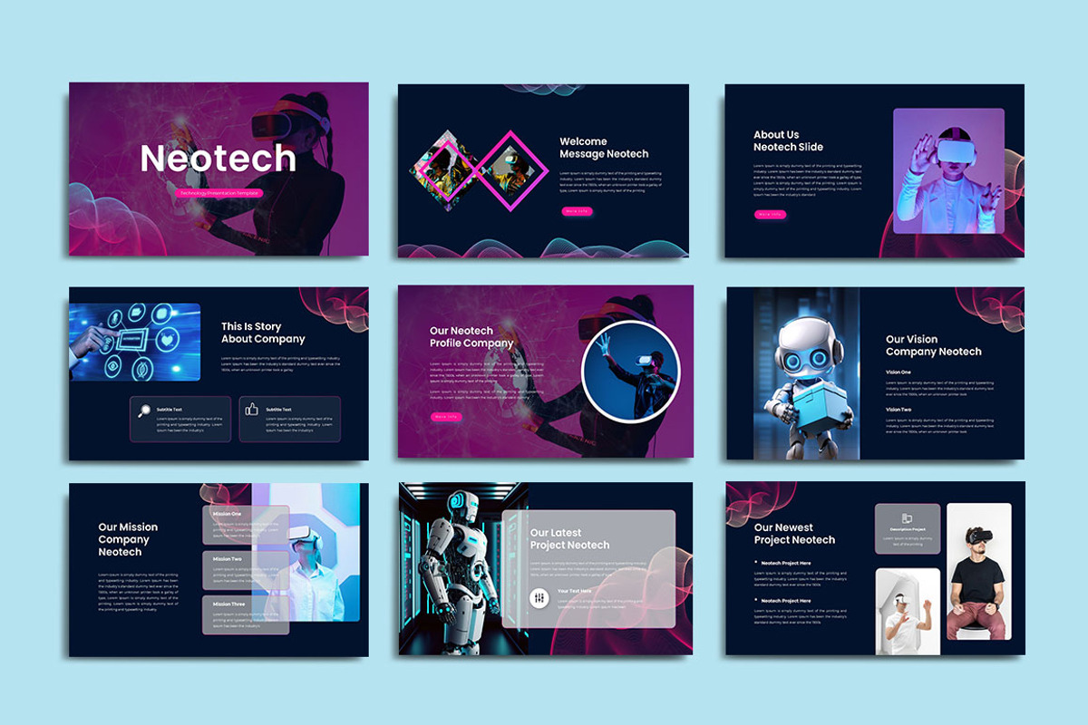 Neotech Powerpoint, a Presentation Template by yanindesign (Photo 2 of 5)
