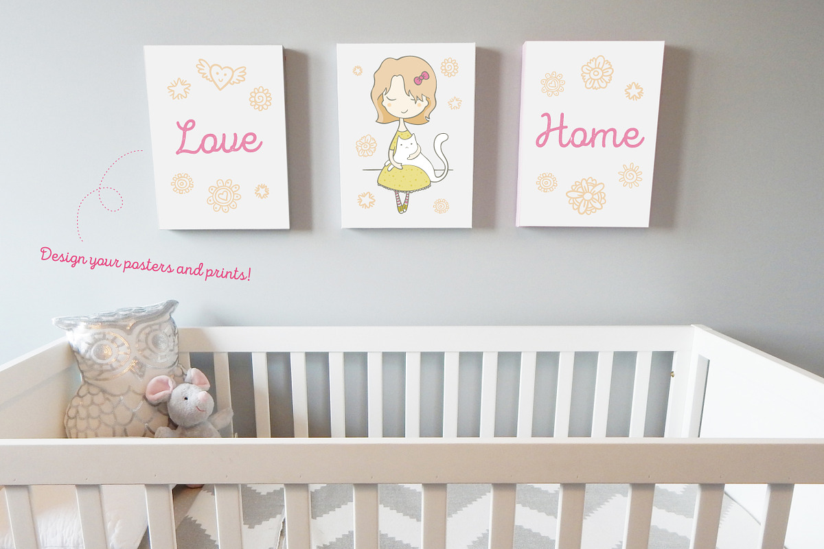 Kids and Families vector art, a Decorative Illustration by Nina's Illustration Shop (Photo 4 of 6)