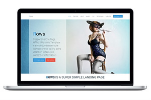 Rows - One Page HTML5 Template