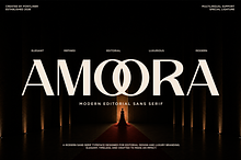 Amoora - Stylish Ligature Serif Font