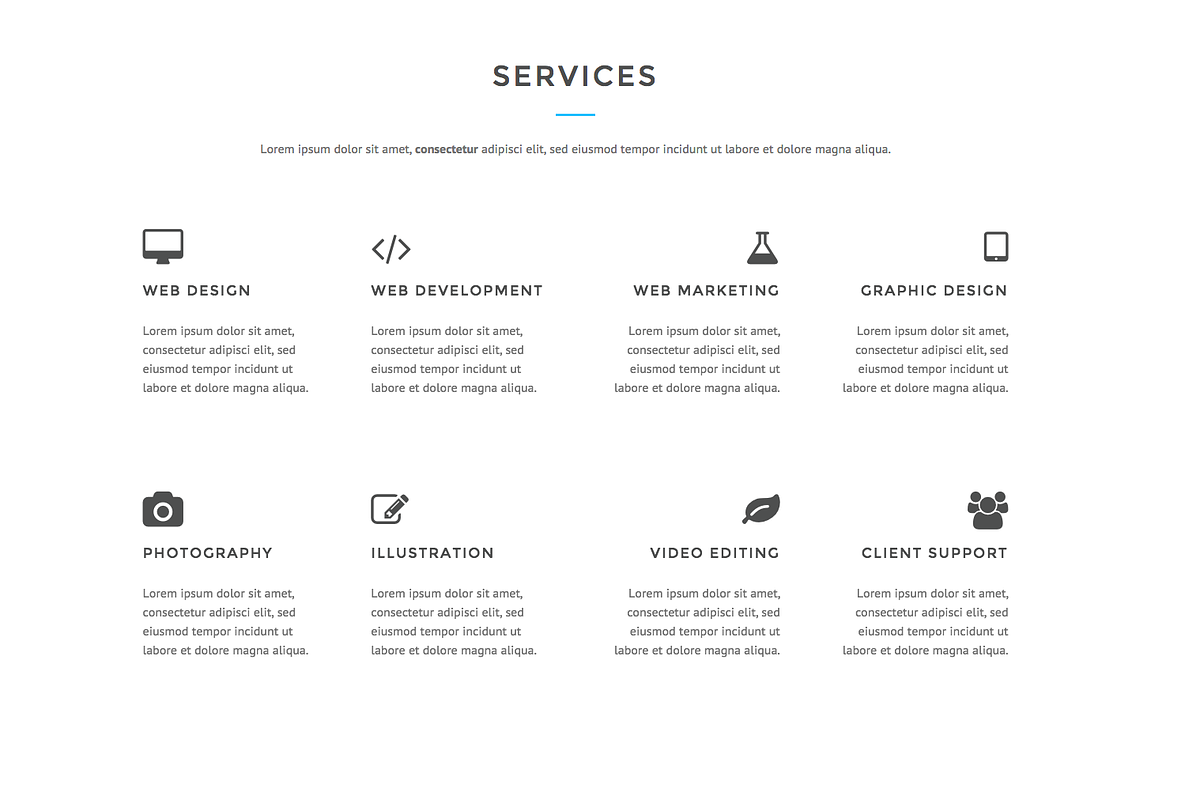 GREATY - One Page WordPress Theme, a WordPress Template by Riccardo Borchi (Photo 2 of 4)