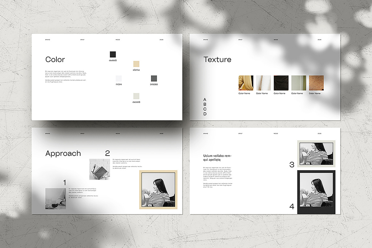 Mood Brief Template, a Presentation Template by White Graphic (Photo 4 of 7)