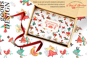 12 Days of Christmas Folk Art, a Seasonal Illustration by Arie Clares (Thumbnail 4 of 12)