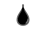 Water Drop Silhouette Vector Bundle, an Illustration by musafir_fashion (Thumbnail 6 of 51)