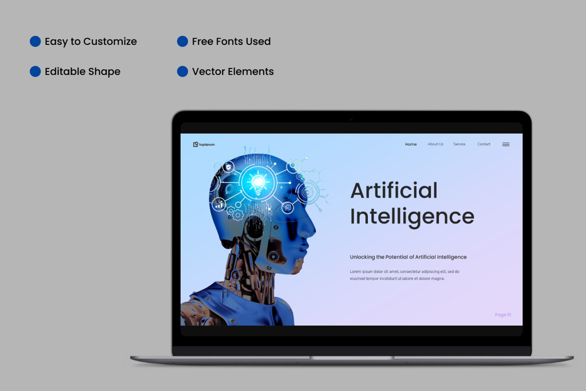 Artificial Intelligence PPT, a Presentation Template by Antstheme (Photo 3 of 3)