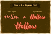 Viyona - Vintage Display Font, a Script Font by Attype (Thumbnail 5 of 8)