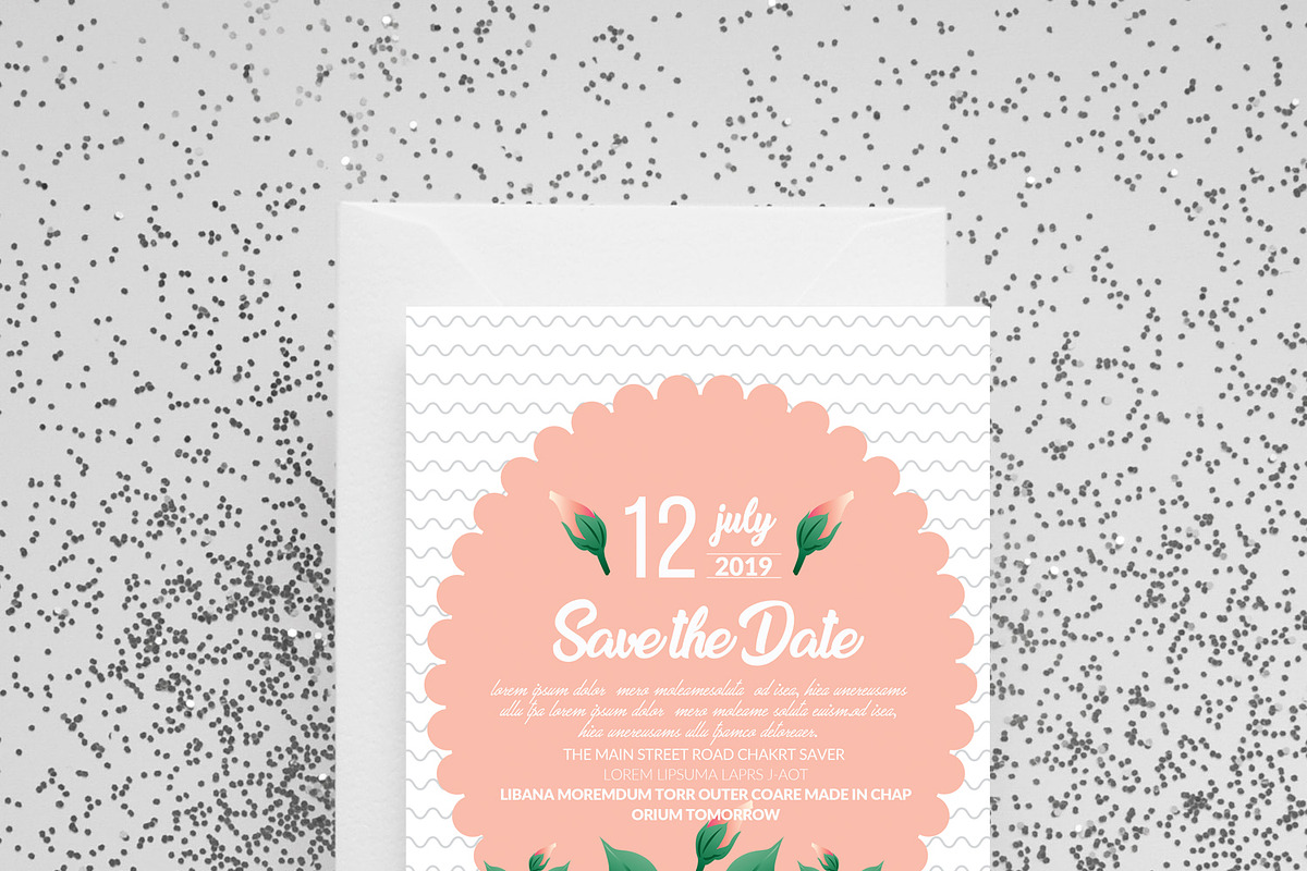 Save The Date Card invite Templates, an Invitation Template by Design Up (Photo 3 of 3)
