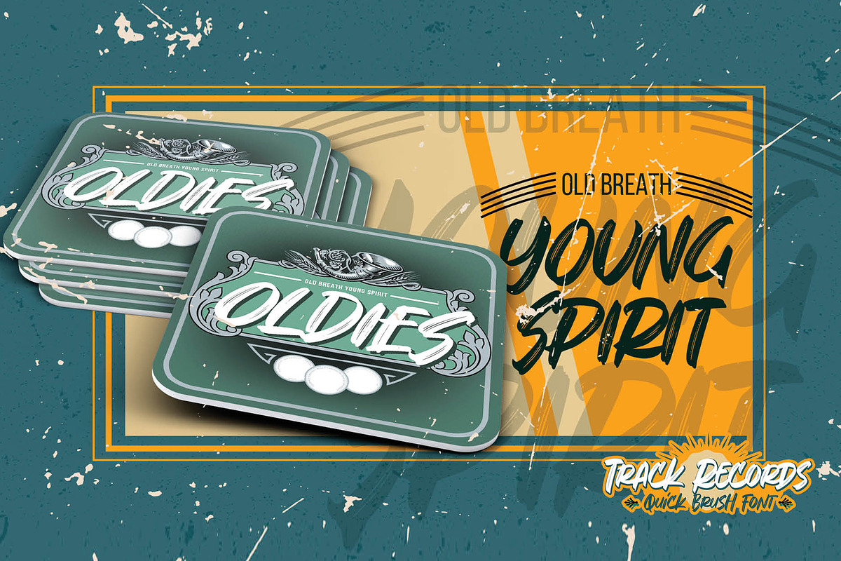 Track Records – Quick Brush Font, a Script Font by Almarkhatype (Photo 6 of 8)