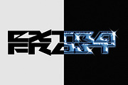 FROST CHROME Effect PSD, a Layer Style Add-On by Vermeulen Design Studio (Thumbnail 2 of 4)