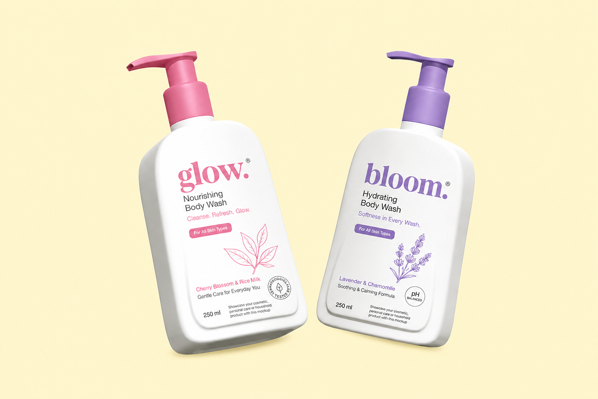 Pump Bottle Mockup, a Packaging Mockup by Custom.scene (Photo 2 of 3)