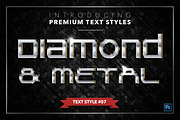 Diamond & Metal #3 - 18 Text Styles, a Layer Style Add-On by Jonas Stensgaard (Thumbnail 8 of 21)