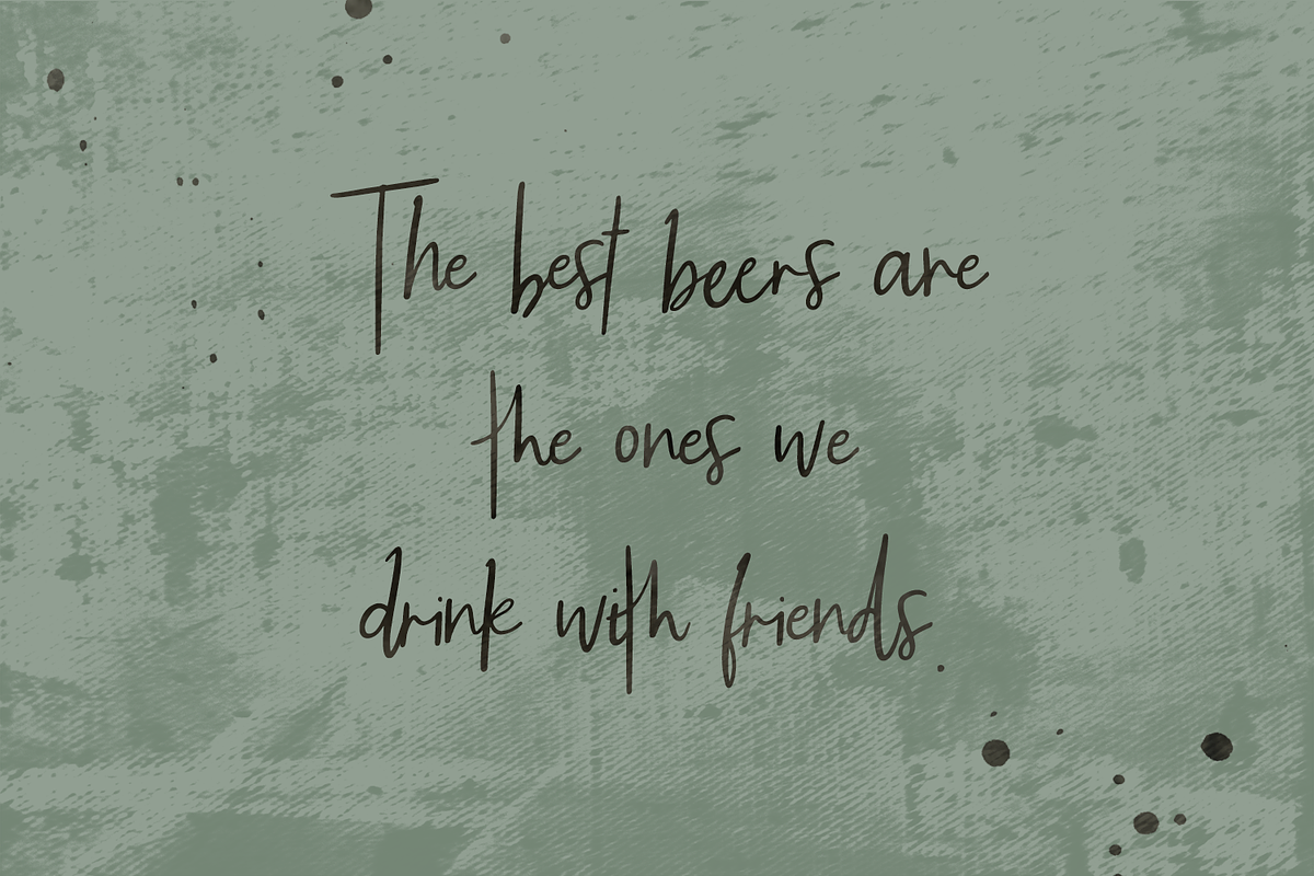 Brauhaus Signature Font preview 2