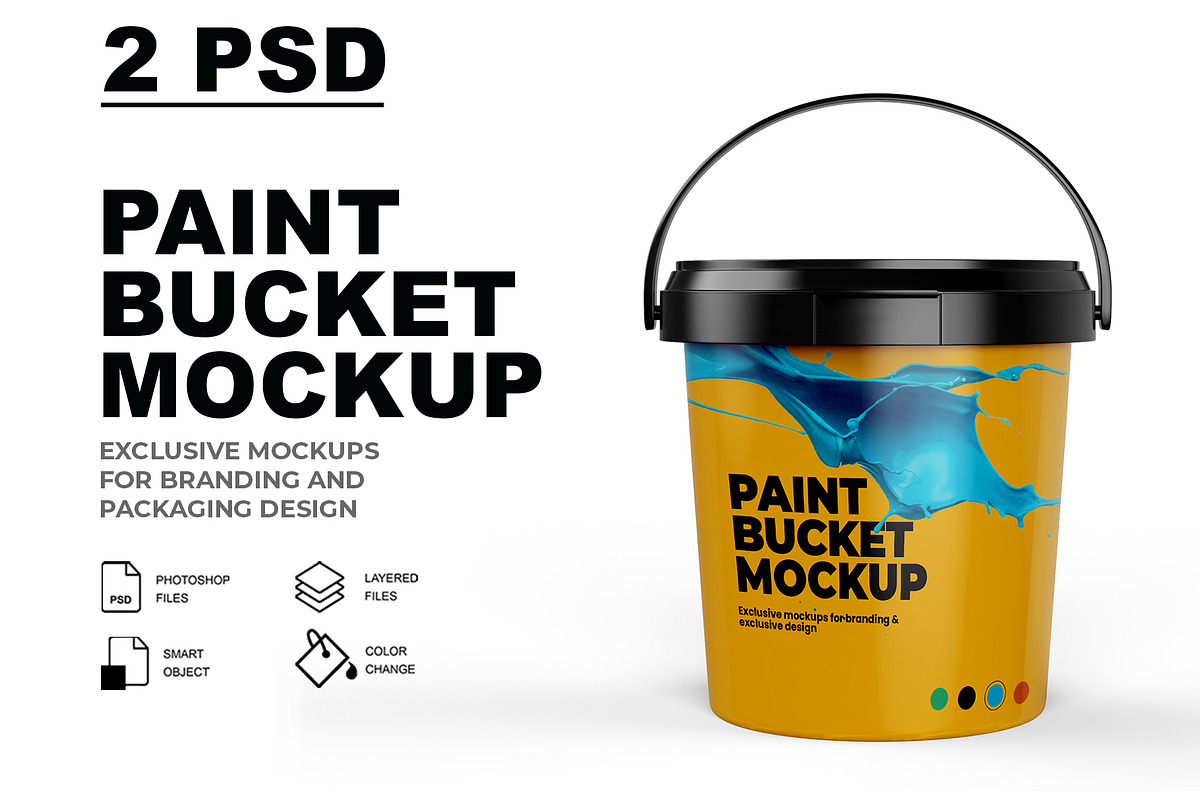 Paint Bucket Mockup, a Product Mockup by Mockupfit (Photo 1 of 5)