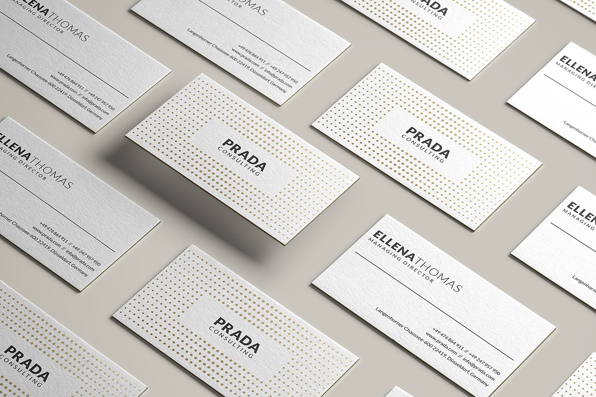 Minimal White Business Card, a Business Card Template by Marvel (Photo 2 of 5)