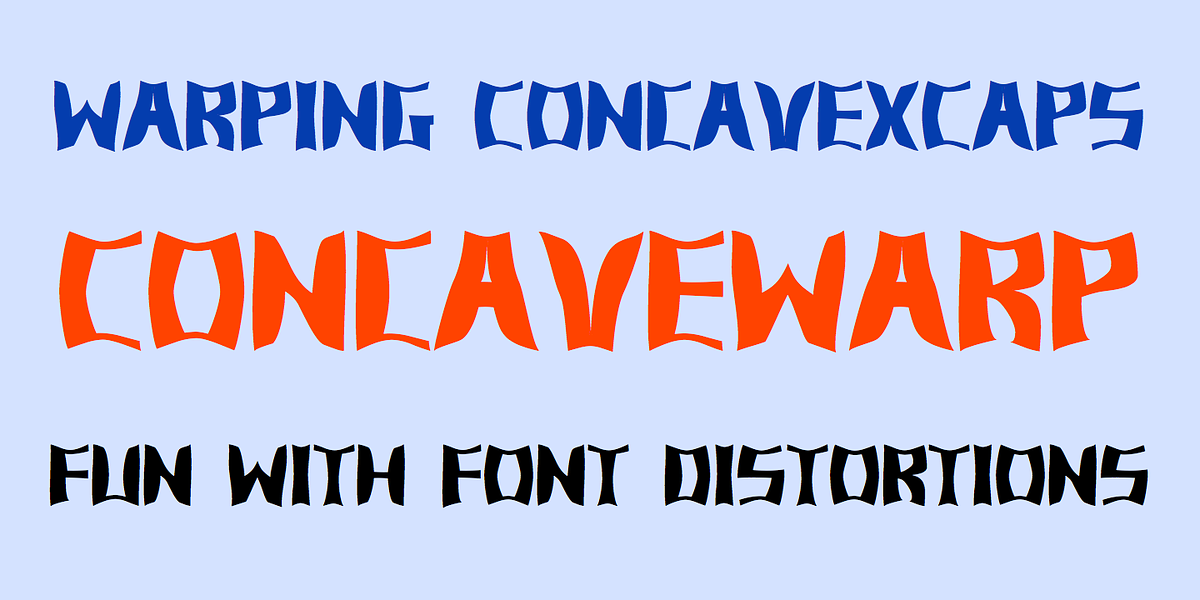 Concavex, a Sans Serif Font by Ingrimayne Type (Photo 7 of 7)