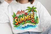 Summer Text Decoration Nature, an Illustration by DreamArtGraphic (Thumbnail 3 of 4)