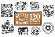 Huge Coffee SVG Bundle, a Food Illustration by HQDigitalArt (Thumbnail 4 of 15)