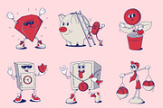 Finrety Finance Retro Illustrations, a Finance Illustration by Welovegraphics (Thumbnail 8 of 8)