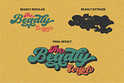 Beadly, a Script Font by ahweproject (Thumbnail 8 of 13)