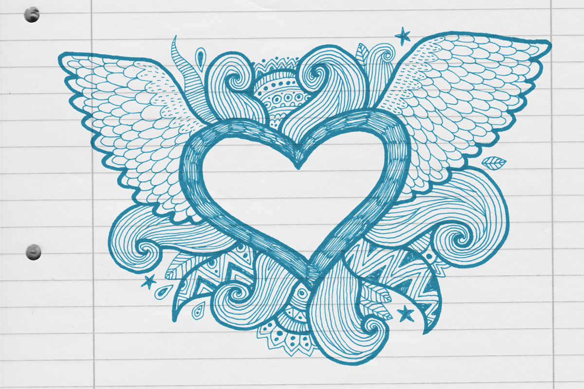 Hand drawn frames set preview 3