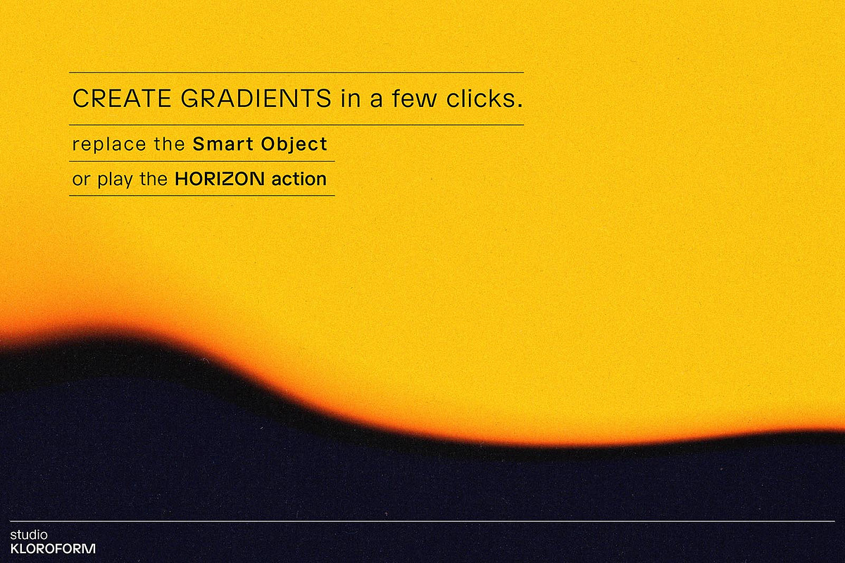 HORIZON Gradient Creator, an Action Add-On by kloroform (Photo 3 of 9)