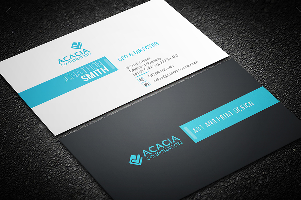 Elegant Business Card, a Business Card Template by DesignGhar (Photo 2 of 6)
