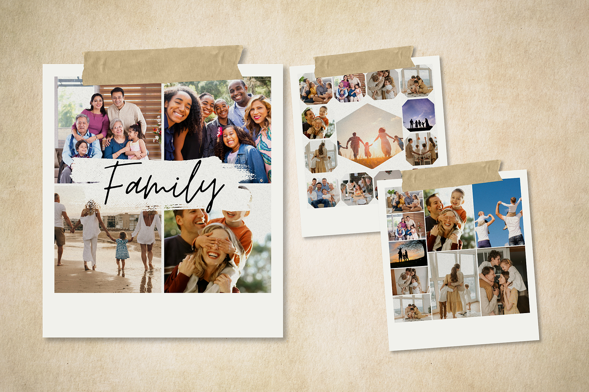 Family Photo Collage Canva Template, a Poster Template by Snapybiz (Photo 7 of 9)