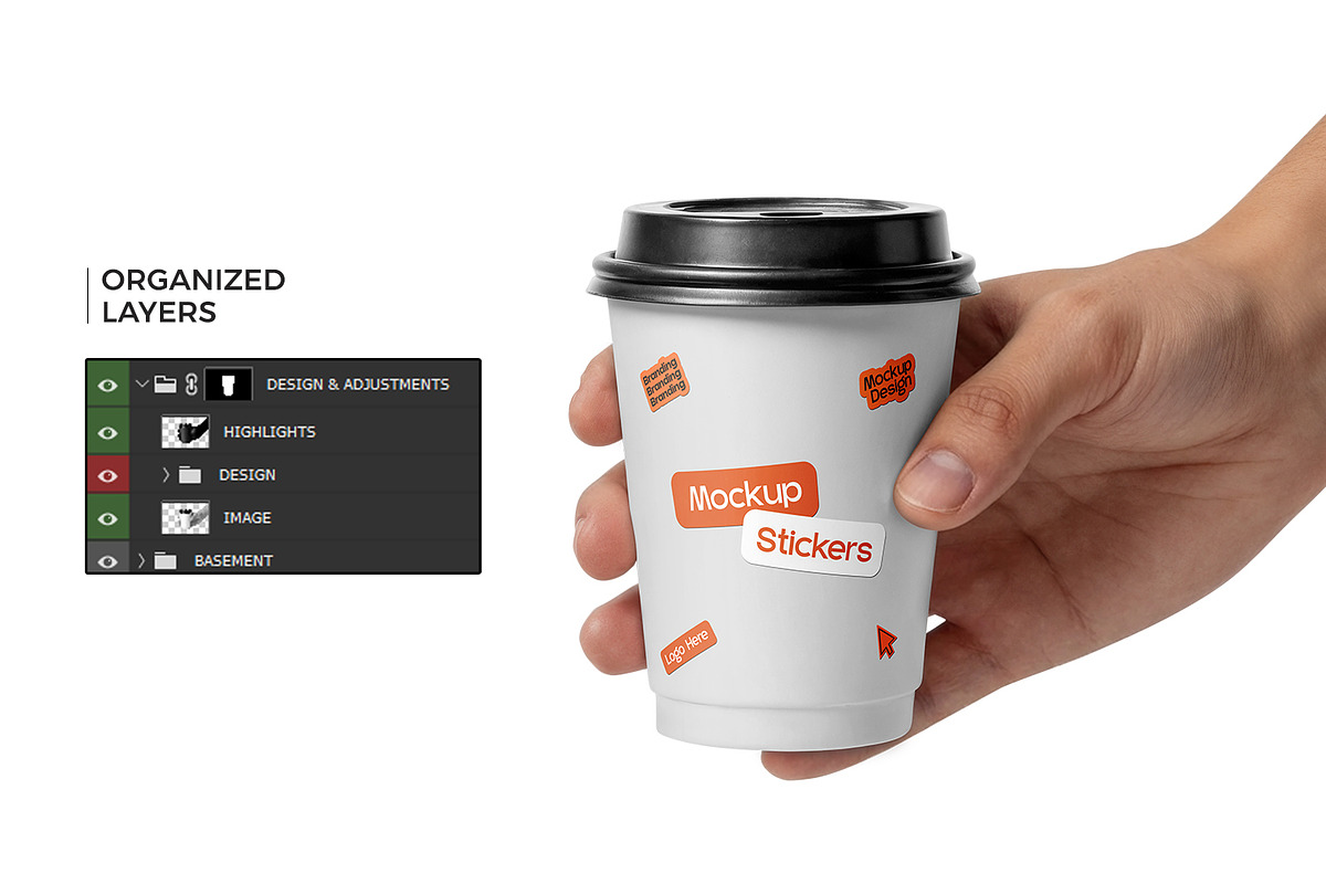 Product Sticker Mockups Pack, a Packaging Mockup by RamStudio2 (Photo 5 of 14)