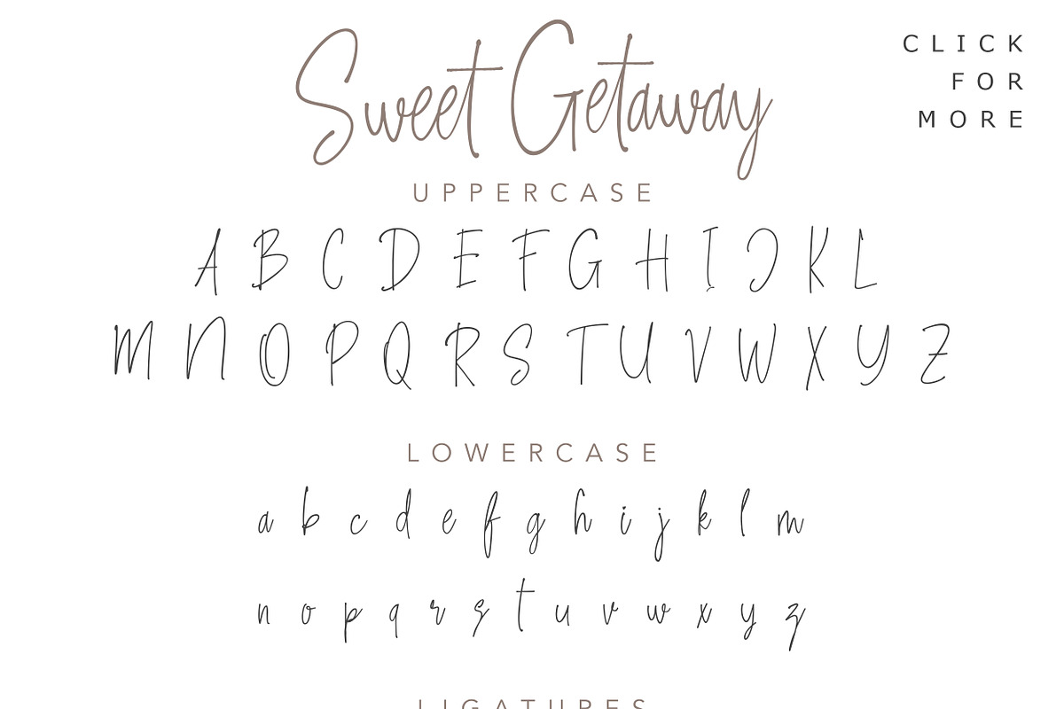 Sweet Getaway - Casual Handwritten, a Script Font by Konstantine Studio (Photo 10 of 12)