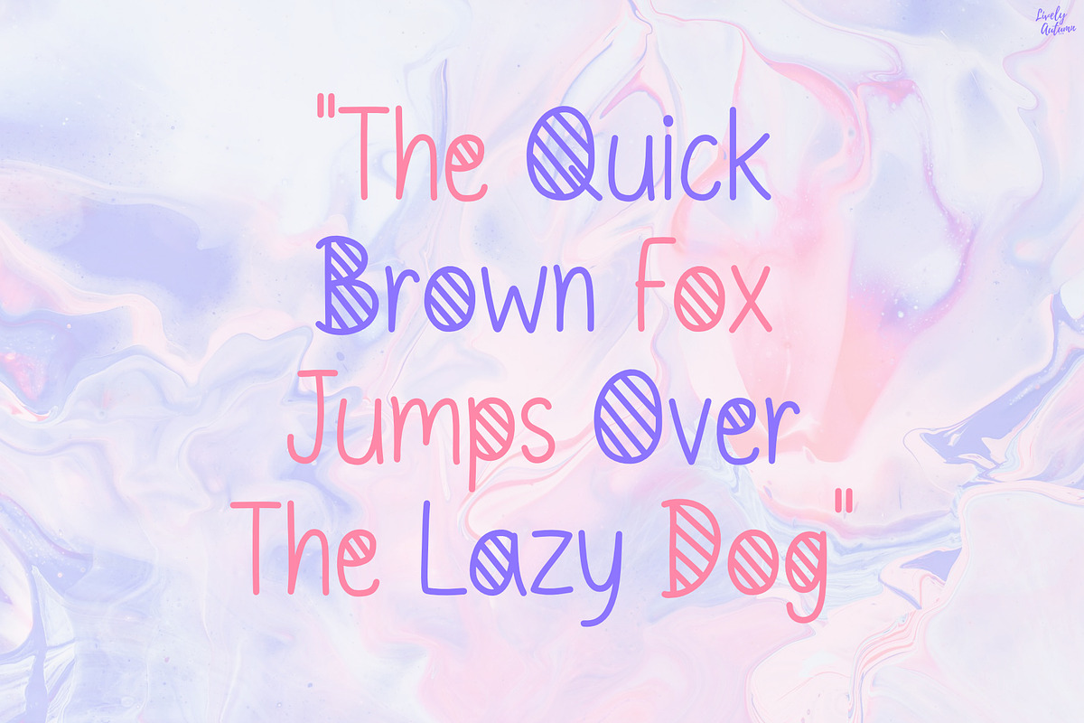 Dreamy Pastel | Handwritten Font, a Handwritten Font by LivelyAutumn11.11 (Photo 4 of 5)