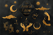 Gold Celestial Graphics Astrology, an Object Graphic by Under My Cozy Roof (Thumbnail 1 of 16)