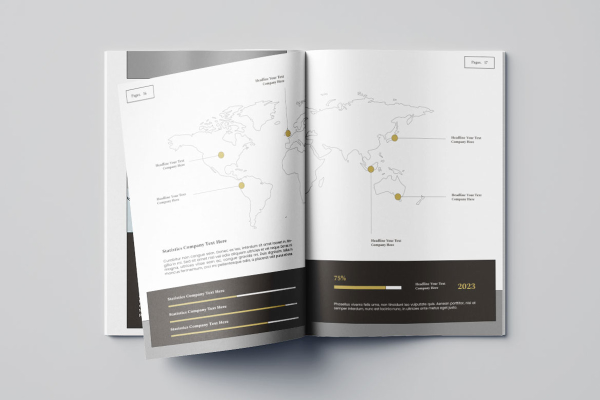 Annual Report Vol.60, a Brochure Template by Bewalrus Studio (Photo 7 of 11)
