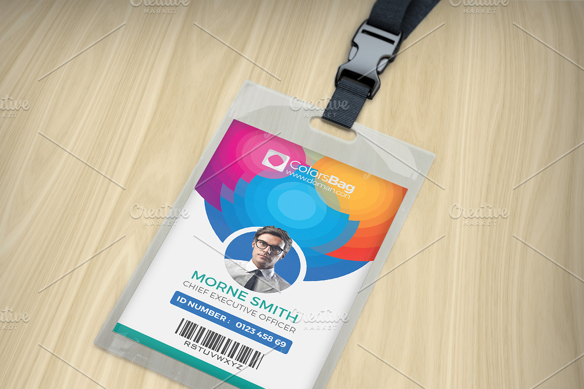 ID Card Template, a Card Template by Cristal Pioneer (Photo 2 of 5)