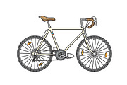 Big set of twelve different bicycles, a Healthcare Illustration by WINS Doodle shop (Thumbnail 14 of 17)