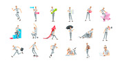 Senior Man – Set of 60 Poses, a Person Illustration by 3DMask (Thumbnail 5 of 6)