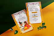 Wedding Invitation Cards Set, an Invitation Template by Creative Hatti (Thumbnail 6 of 6)
