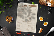 Vintage Food Menu, a Print Template by The Savory Directors (Thumbnail 1 of 3)