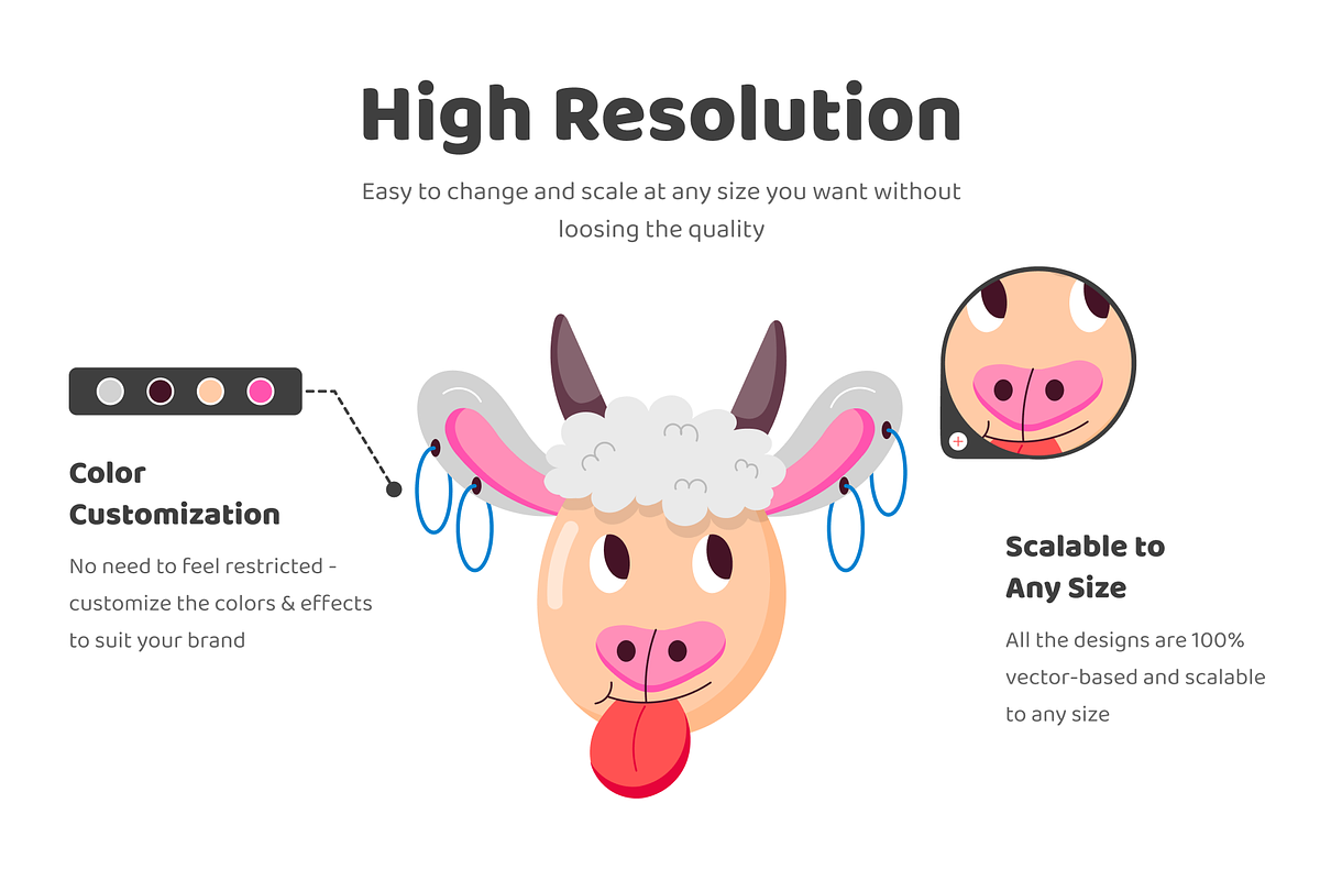 Animated Eid-ul-Adha Stickers, an Emoji Icon by Vectors Market (Photo 3 of 7)