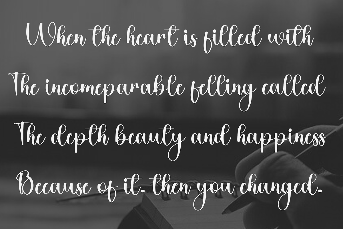 Fantasy, a Handwritten Font by FreshTypeINK (Photo 6 of 7)