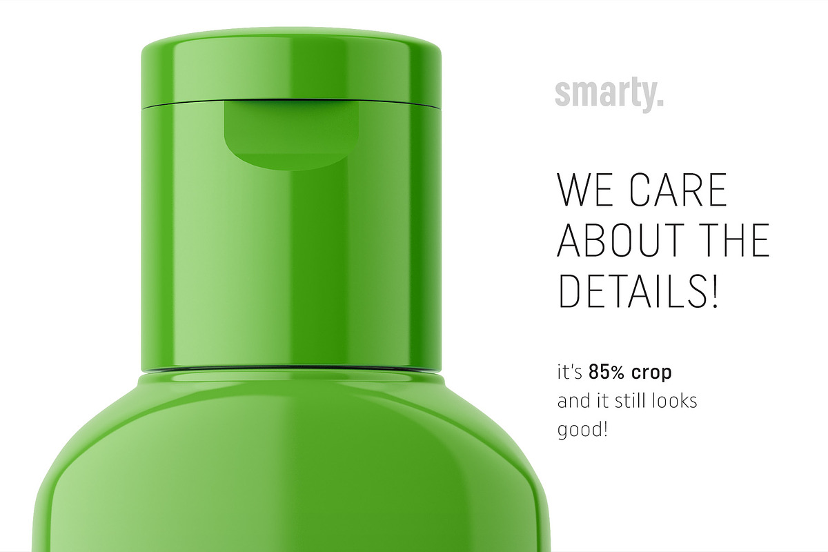 Rectangle cosmetic bottle / glossy, a Packaging Mockup by Smarty Mockups (Photo 4 of 5)